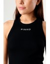 PINKO DISTINO CANOTTIERA COSTINA BLACK