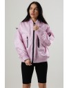 PINKO BRUGNETO BOMBER SATIN SWEET LILAC PINK