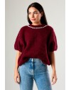 MADE IN ITALY SWETER BORDO