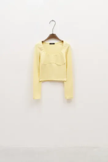 MADE IN ITALY TOP GIALLO