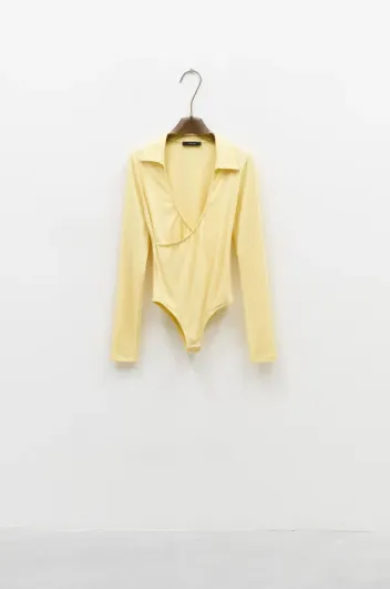 MADE IN ITALY BODYSUIT GIALLO