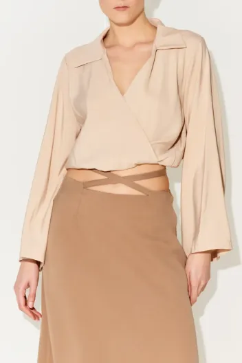 MADE IN ITALY BLUSA BEIGE