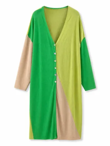 MADE IN ITALY CARDIGAN VERDE