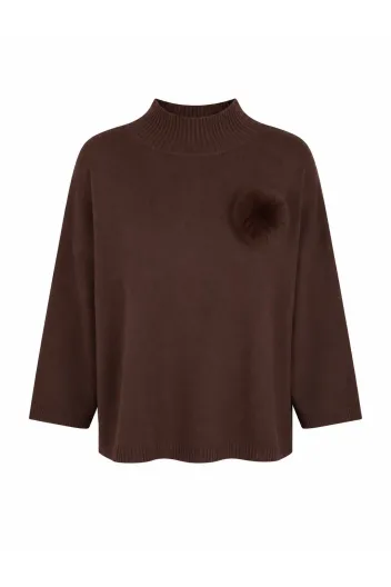 MADE IN ITALY MAGLIA MARRONE
